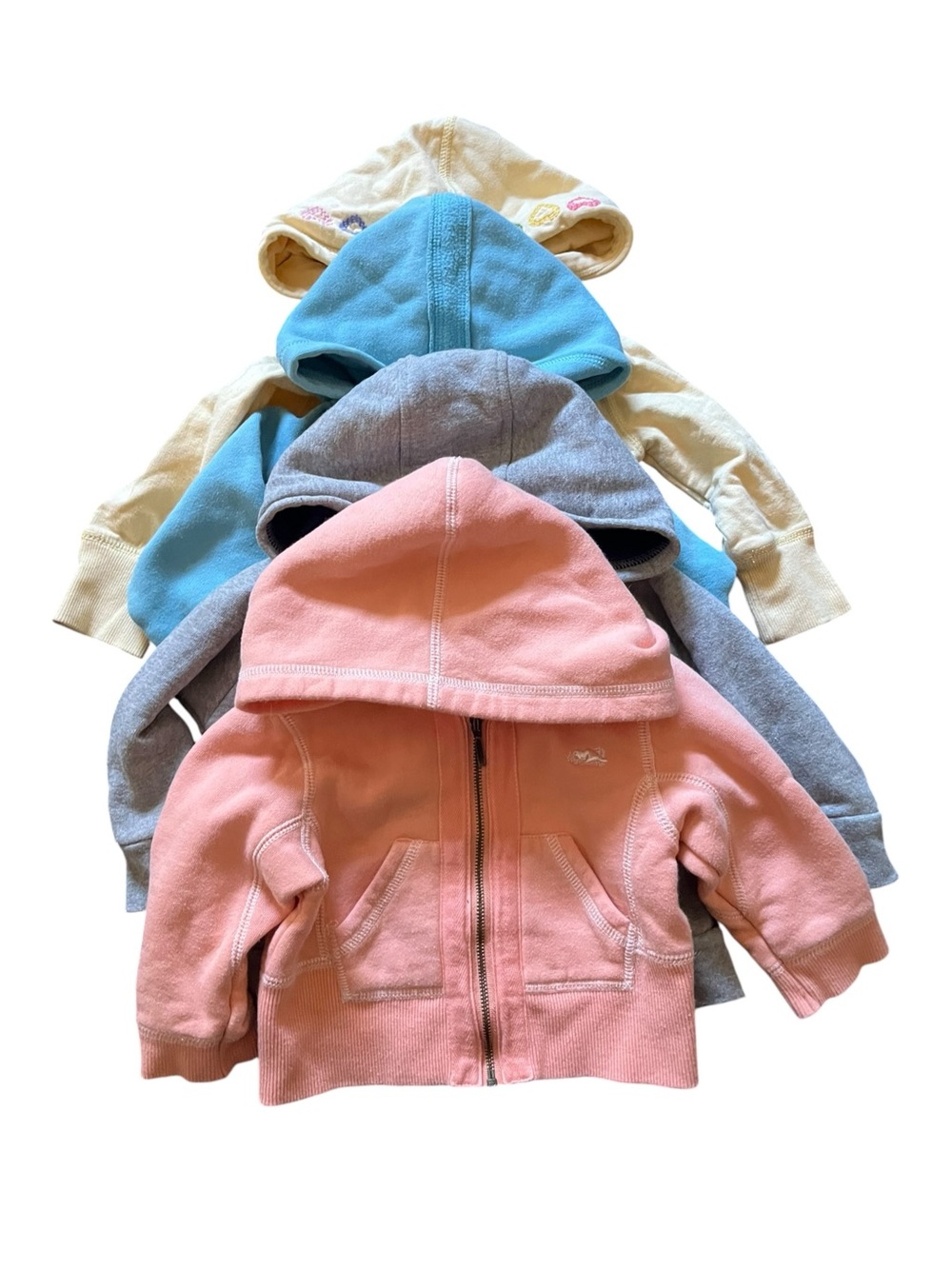 Lot of four Kids Gap / Roots Hoodies size 12-18m